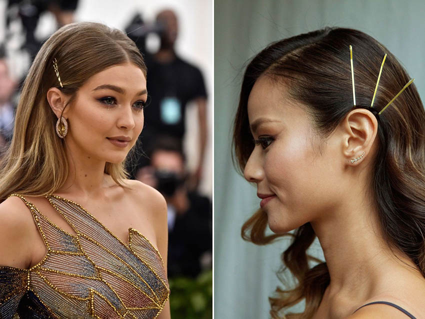 发夹一字夹gigi hadid jamie chung