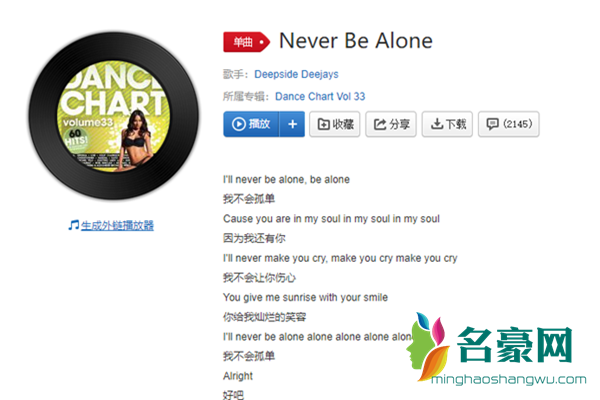 抖音西no比no几袋什么歌 never be alone歌词中英完整版