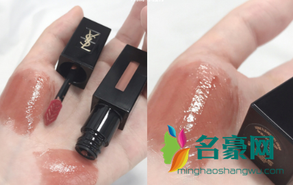 ysl新品黑管唇釉432和水光唇釉610试色对比，泰式奶茶你选哪个1