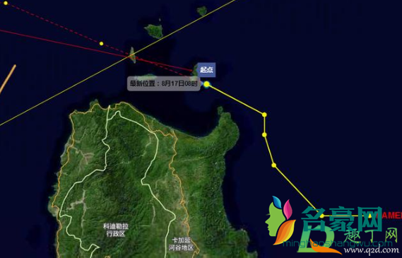 2020年第7号台风海高斯在哪里登陆2