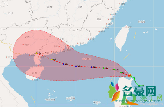 2020年第7号台风海高斯几月几号几点几分登陆1