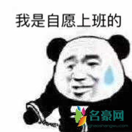 我是自愿上班的表情包