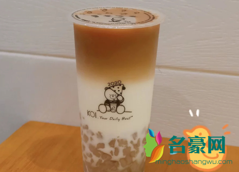 KOI奶茶新品芋圆锡兰红茶拿铁好喝吗？芋圆控必看！3