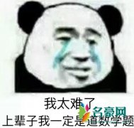 我上辈子一定是道数学题是什么梗 我好难啊我太难