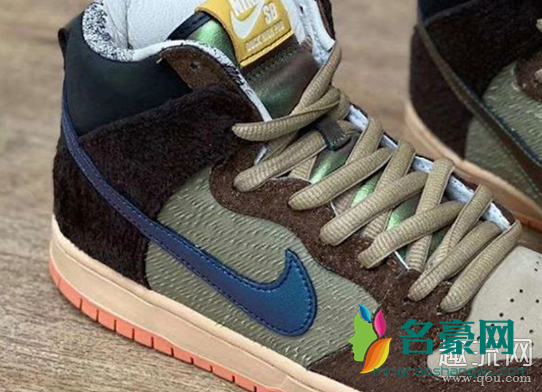 Concepts x Dunk High“ Duck” 上脚街拍图 CNCPTS x Dunk SB 实物细节