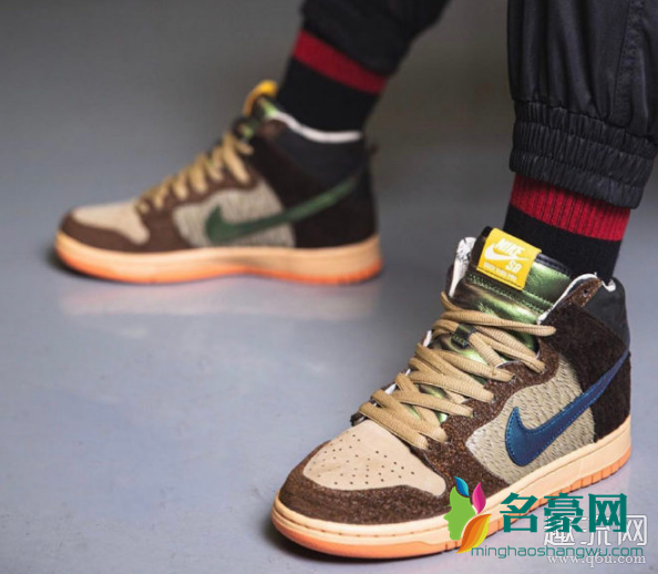 Concepts x Dunk High“ Duck” 上脚街拍图 CNCPTS x Dunk SB 实物细节