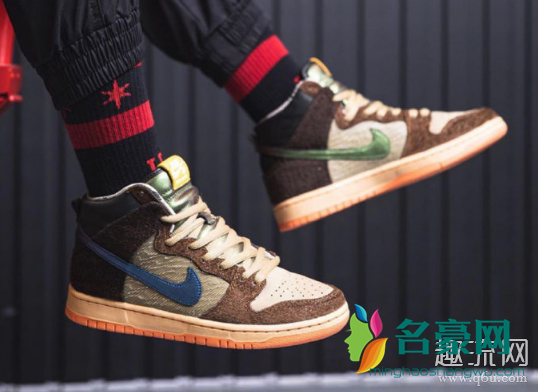 Concepts x Dunk High“ Duck” 上脚街拍图 CNCPTS x Dunk SB 实物细节