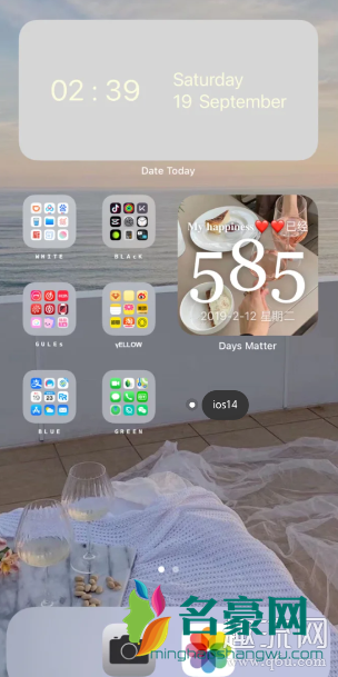iOS14桌面怎么布局好看 iOS14桌面小组件怎么换照片设置大小