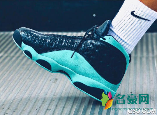 AJ13 Island Green上脚街拍实物图曝光 AJ13 Island Green货量大吗