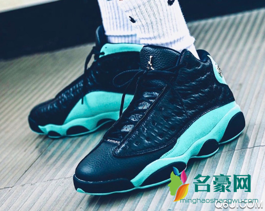 AJ13 Island Green上脚街拍实物图曝光 AJ13 Island Green货量大吗