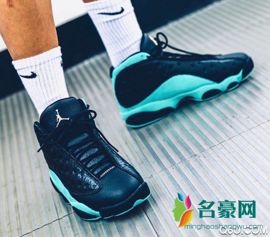 AJ13 Island Green上脚街拍实物图曝光 AJ13 Island Green货量大吗