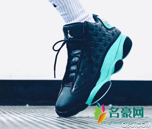 AJ13 Island Green上脚街拍实物图曝光 AJ13 Island Green货量大吗