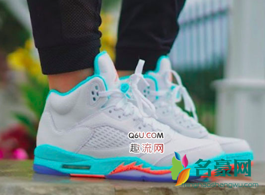 AJ5 “Light Aqua” 上脚图欣赏  AJ5 “Light Aqua” 怎么样