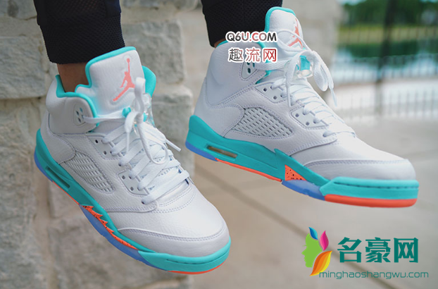 AJ5 “Light Aqua” 上脚图欣赏  AJ5 “Light Aqua” 怎么样