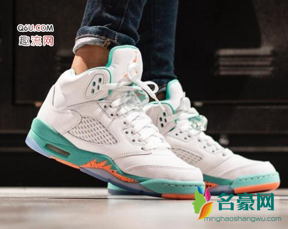 AJ5 “Light Aqua” 上脚图欣赏  AJ5 “Light Aqua” 怎么样