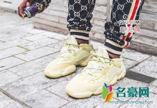 yeezy 500黄月亮好看吗 yeezy 500 “Supermoon yellow”上脚效果