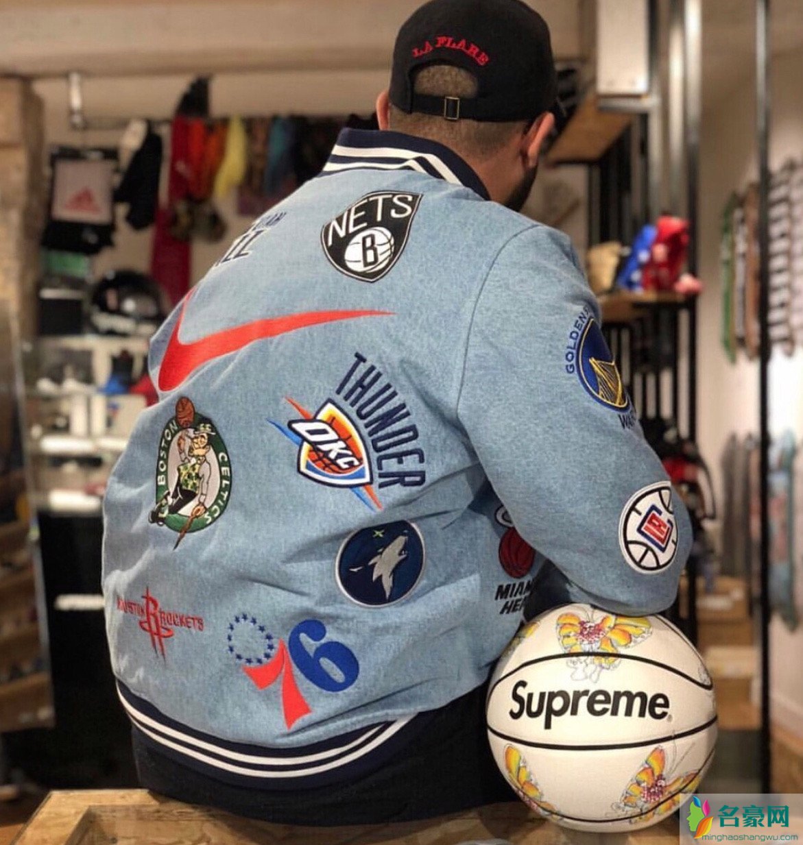 Supreme X NBA系列街拍图集 Supreme X NBA系列搭配展示