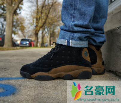 AJ13橄榄色配色上脚美图  Air Jordan 13 “Olive”上脚街拍 