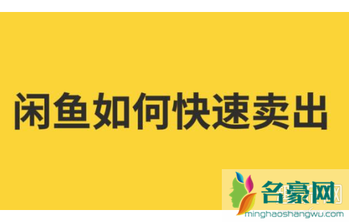 闲鱼上怎么卖东西 闲鱼上什么最好卖