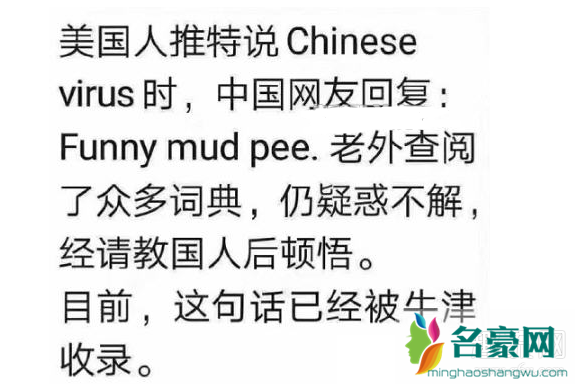 funny mud pee是什么意思什么梗 funny mud pee的中文是什么
