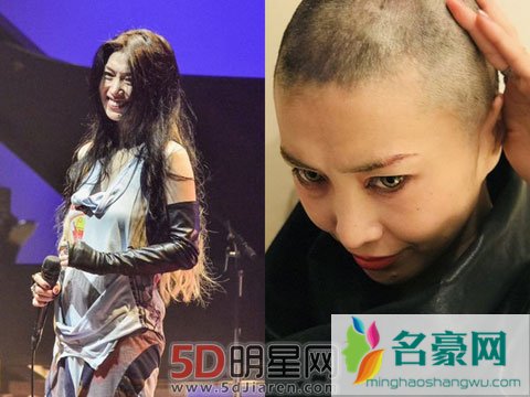 为患癌症朋友打气剃光头发 日本女歌手鬼束千寻被点赞