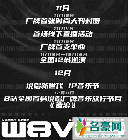 W8VES厂牌成员有谁 说唱新世代团综《造浪》定档