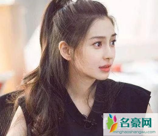 Angelababy长发苹果头发型图片