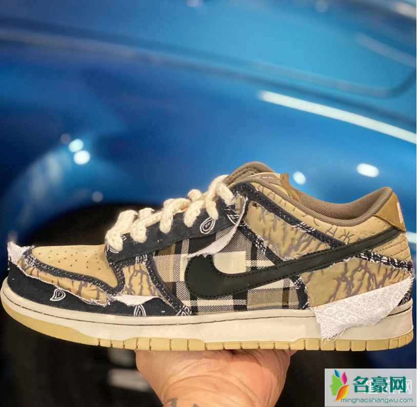 travis scott x Dunk SB刮开效果曝光 travis scott联名dunk sb怎么刮开