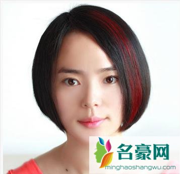 波波头发型图片女