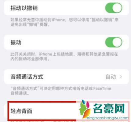 iphone轻点背面怎么设置健康码3