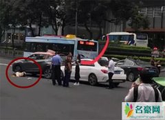 广州天河突发严重车祸 白色奔驰车主报复社会主义
