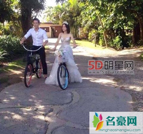 刘翔吴莎斐济岛拍摄婚纱照 还是低调完成了婚礼