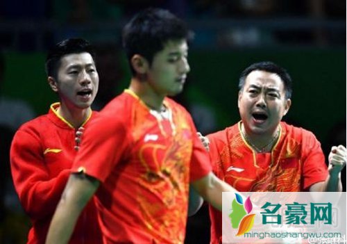 马龙张继科许昕夺奥运18金 乒乓球男团成就三连冠