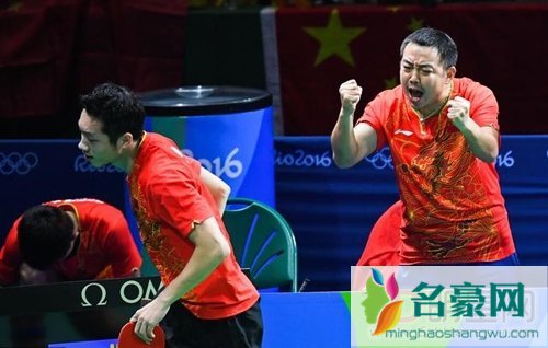 马龙张继科许昕夺奥运18金 乒乓球男团成就三连冠